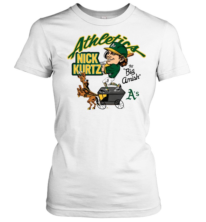 Athletics nick kurtz the big amish Women T-Shirt