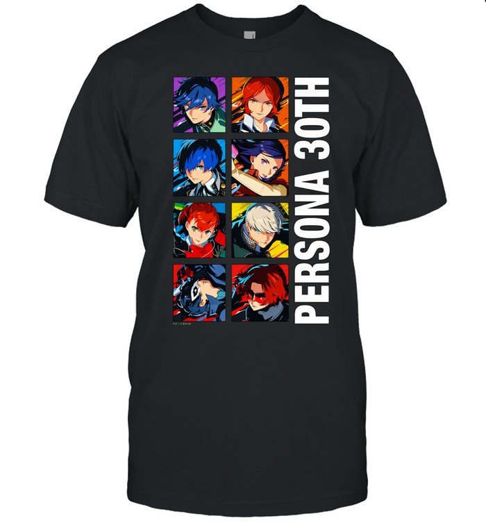 Atlus Persona 30th Protagonist Series Legacy Stack Unisex T-Shirt