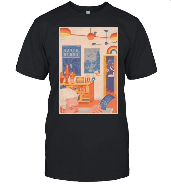 David byrne in manchester uk on mar 1011 2026 Unisex T-Shirt