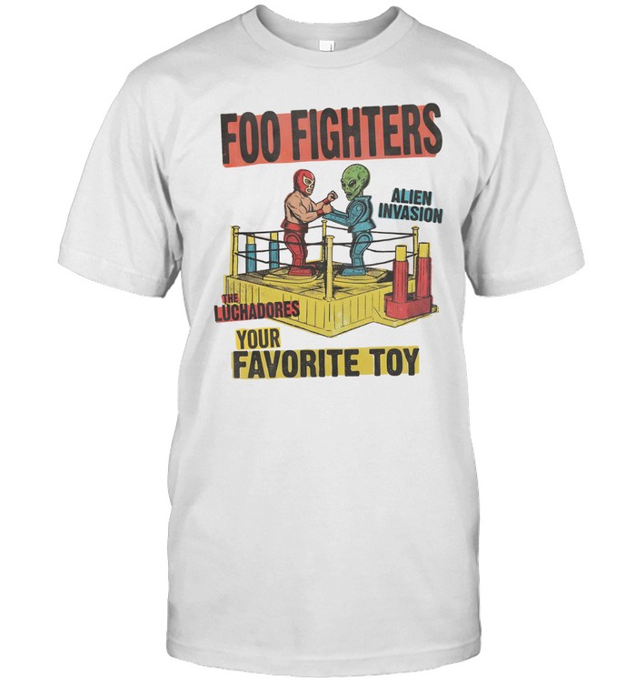 FF Your Favorite Toy Retro Luchadores vs Alien Toy Unisex T-Shirt