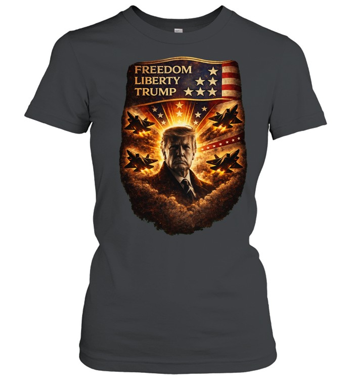 Freedom Liberty Trump retro Women T-Shirt