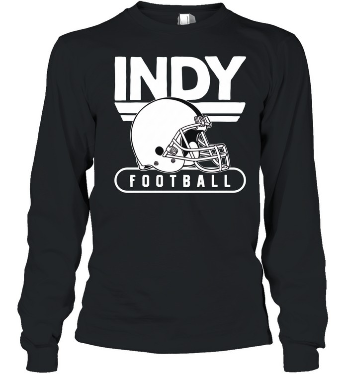 Indy football 25 helmet Long Sleeve Tee