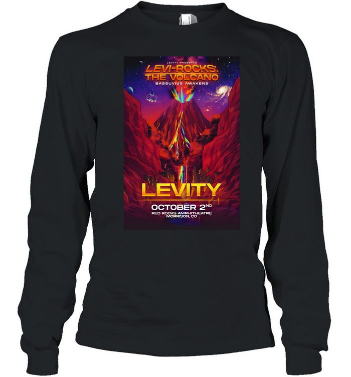 Levity Red Rocks Amphitheatre In Morrison CO Long Sleeve Tee