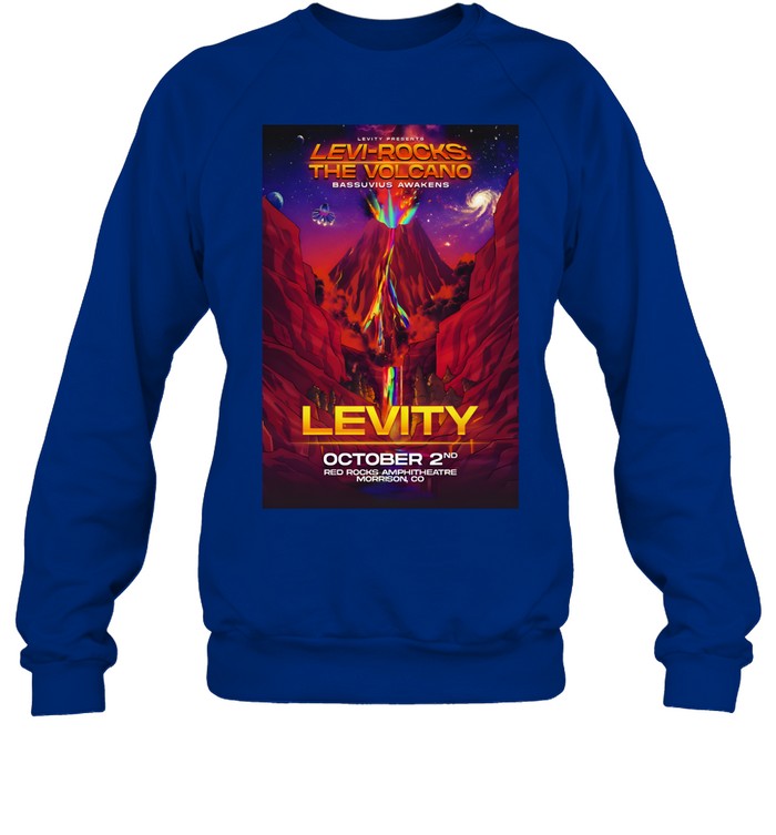Levity Red Rocks Amphitheatre In Morrison CO Sweatshirt
