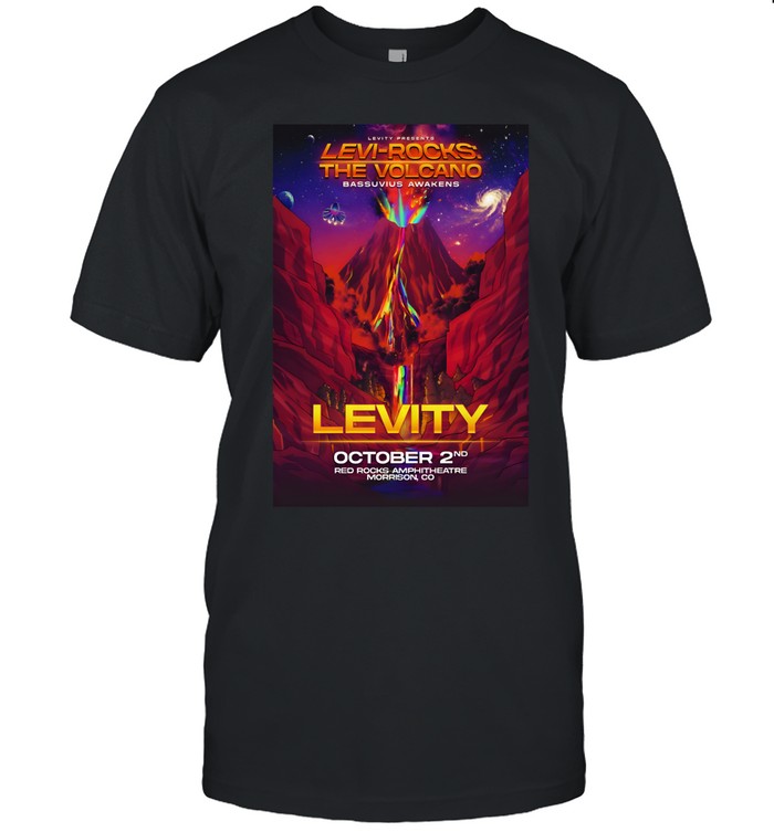 Levity Red Rocks Amphitheatre In Morrison CO Unisex T-Shirt