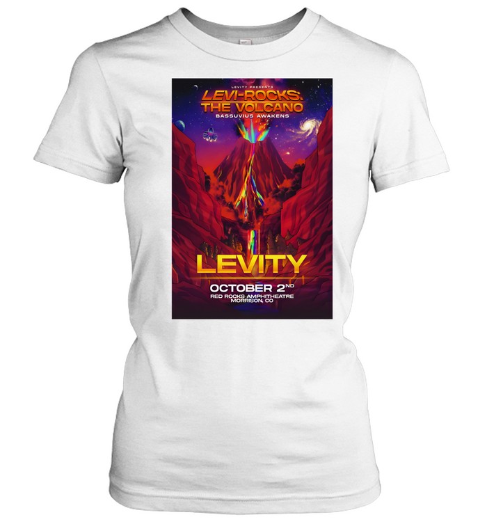 Levity Red Rocks Amphitheatre In Morrison CO Women T-Shirt