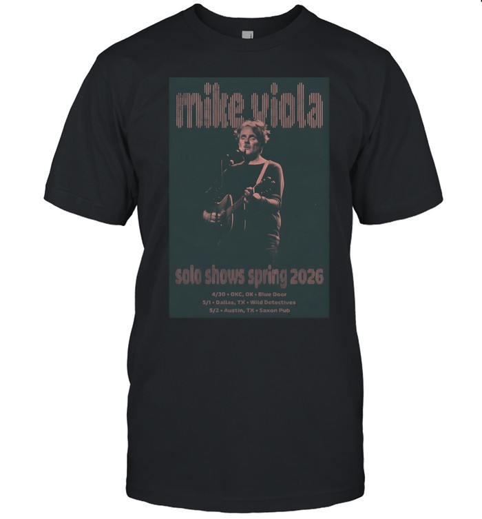 Mike Viola Spring 2026 Solo Shows Tour Unisex T-Shirt