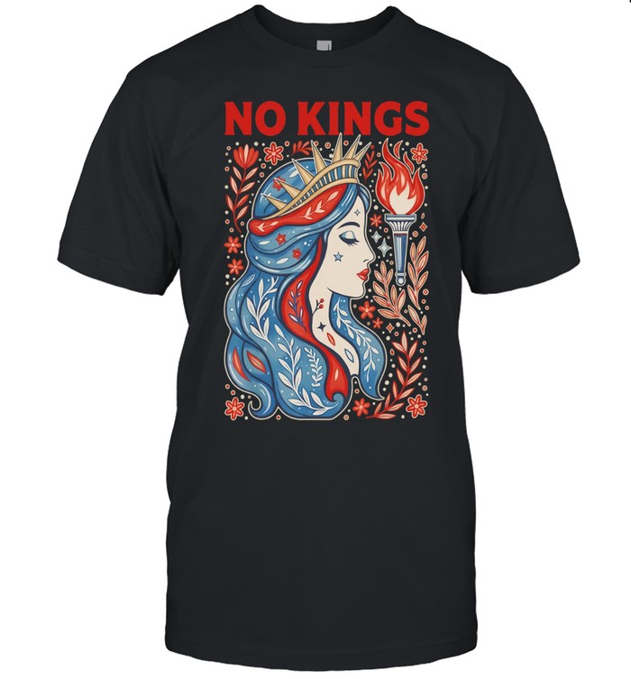 No Kings Retro Patriotic Woman Unisex T-Shirt