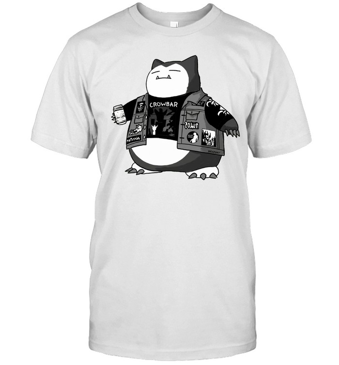 Snorlax Metalhead Funny Sludge Metal Pokemon Unisex T-Shirt