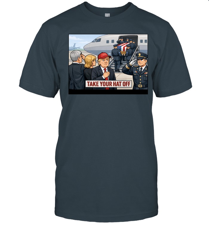 Take your hat off Trump Unisex T-Shirt