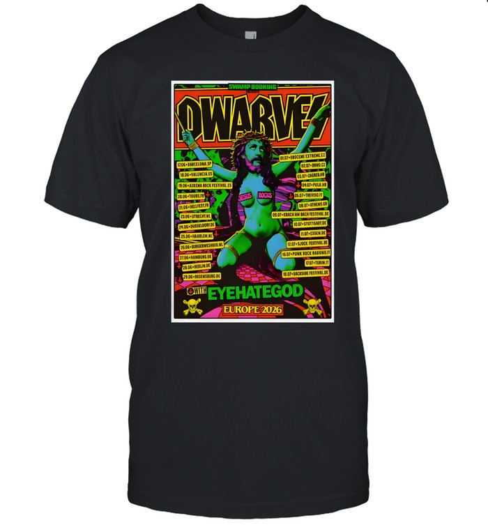 The dwarves tour europe 2026 poster Unisex T-Shirt