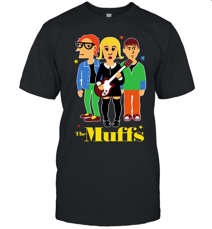 The Muffs Cartoon Punk Rock Band Guitar Unisex T-Shirt