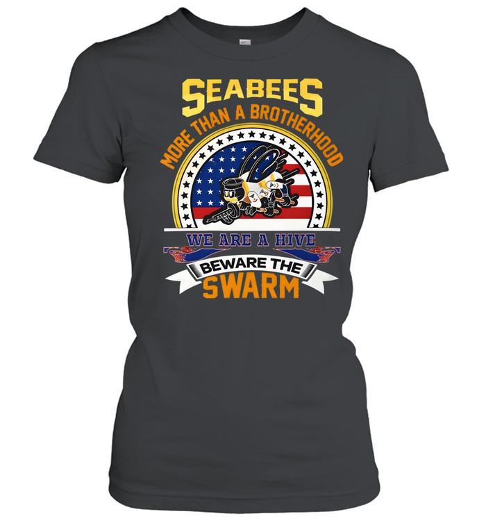 US Navy Seabees More Than A Brotherhood Military Women T-Shirt