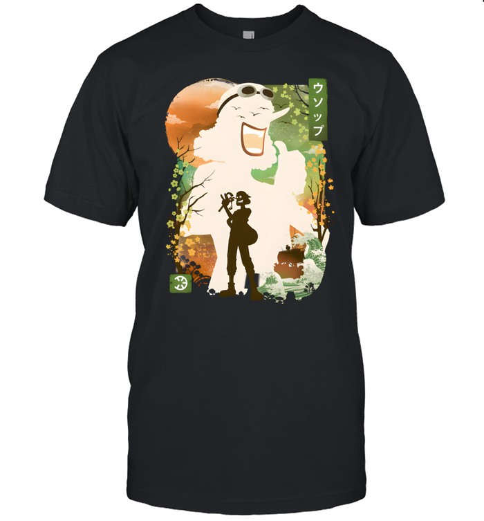 Vintage Japanese Landscape Anime Graphic Unisex T-Shirt
