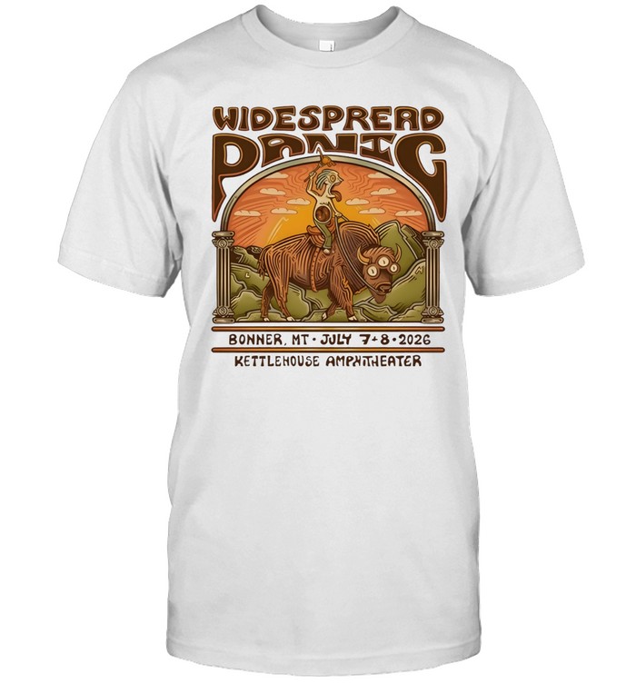 Widespread Panic 7 7-7 8 2026 Bonner MT Unisex T-Shirt