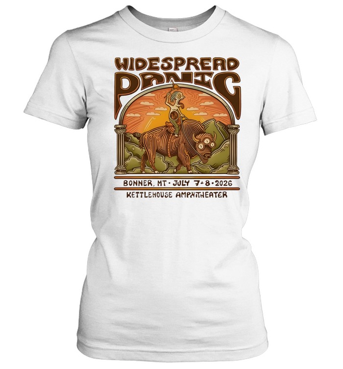 Widespread Panic 7 7-7 8 2026 Bonner MT Women T-Shirt