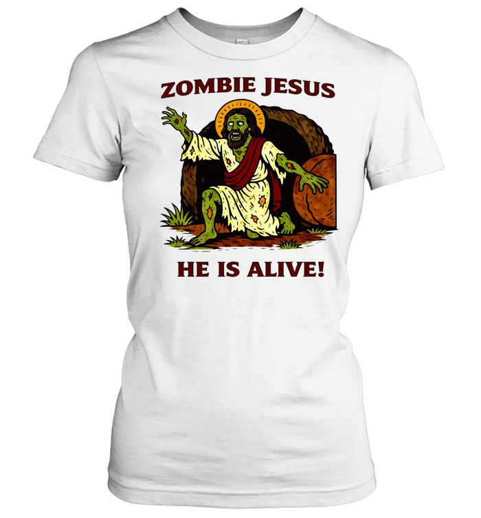 Zombie Jesus Is Alive Meme Women T-Shirt