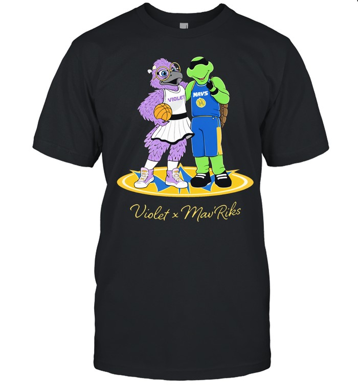Santa Cruz Warriors Violet X Mavericks Mascots Unisex T-Shirt