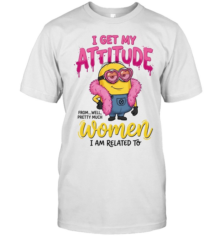 I get my attitude from well pretty much women I am related to Unisex T-Shirt