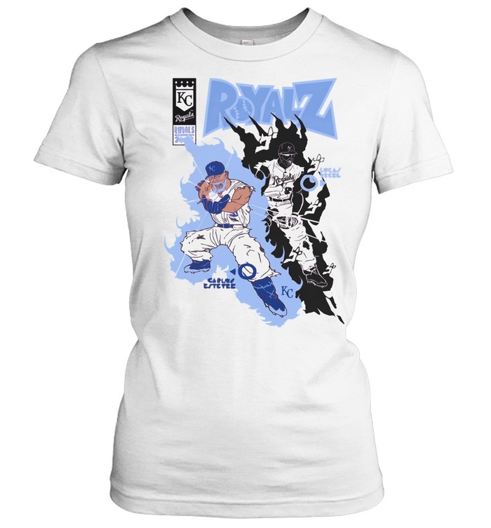 2026 Kc Royals Estevez And Erceg Royals Women T-Shirt