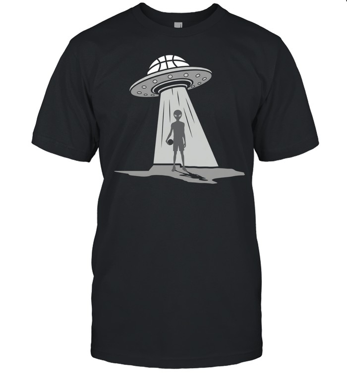 Alien Landing Silver Unisex T-Shirt