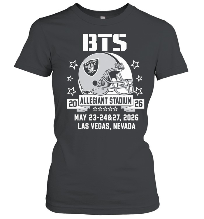 BTS x Las Vegas Raiders World Tour Arirang 2026 Women T-Shirt