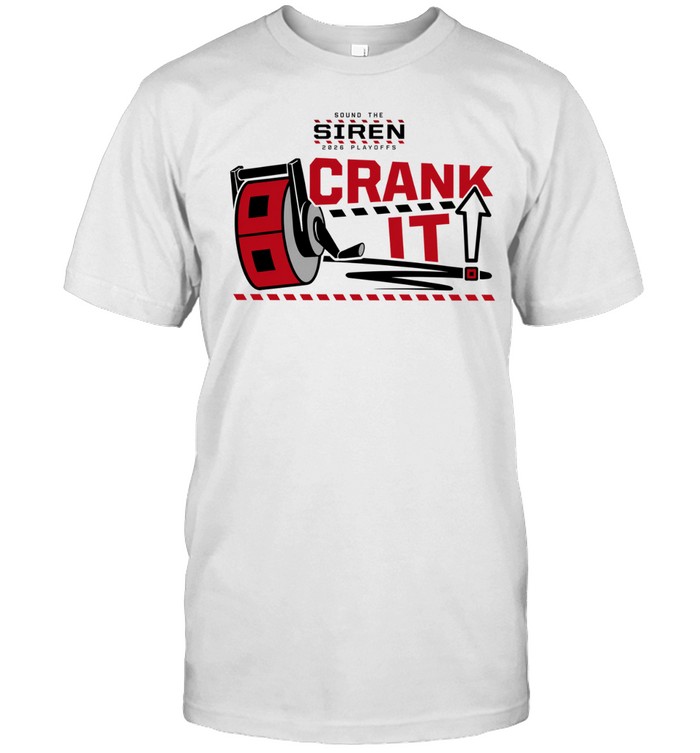 Carolina Hurricanes NHL Rinky Crank It Sound The Siren 2026 Playoffs Unisex T-Shirt