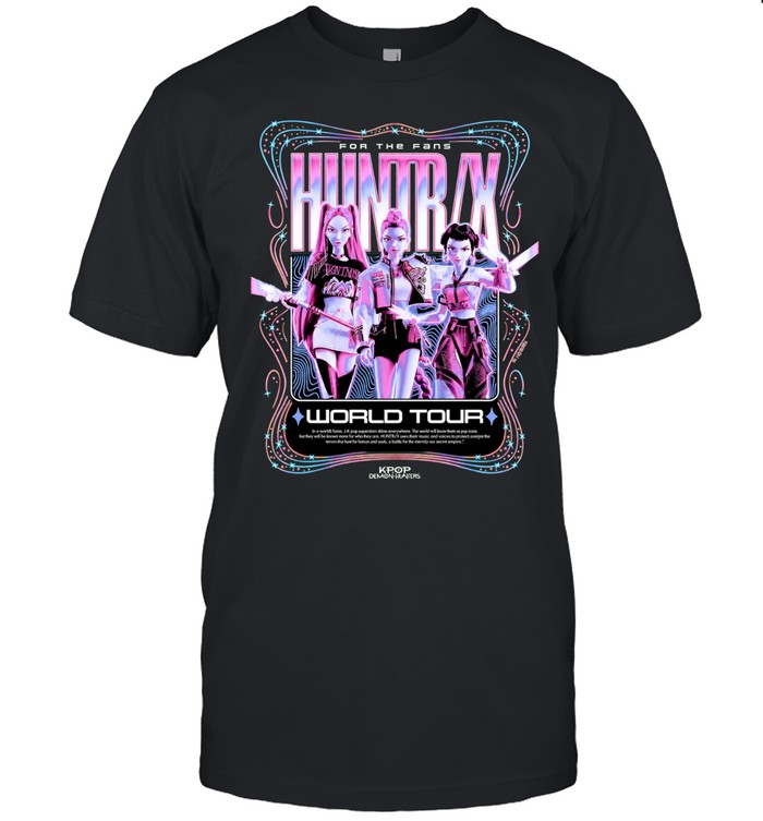 KPop Demon Hunters HUNTR-X World Tour Unisex T-Shirt