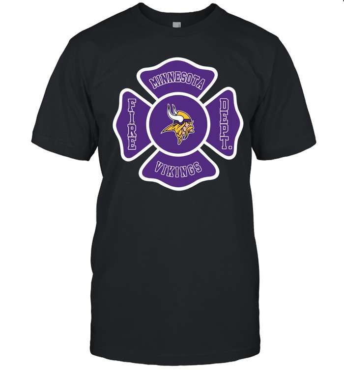 Minnesota Vikings firefighter appreciation mascot Unisex T-Shirt