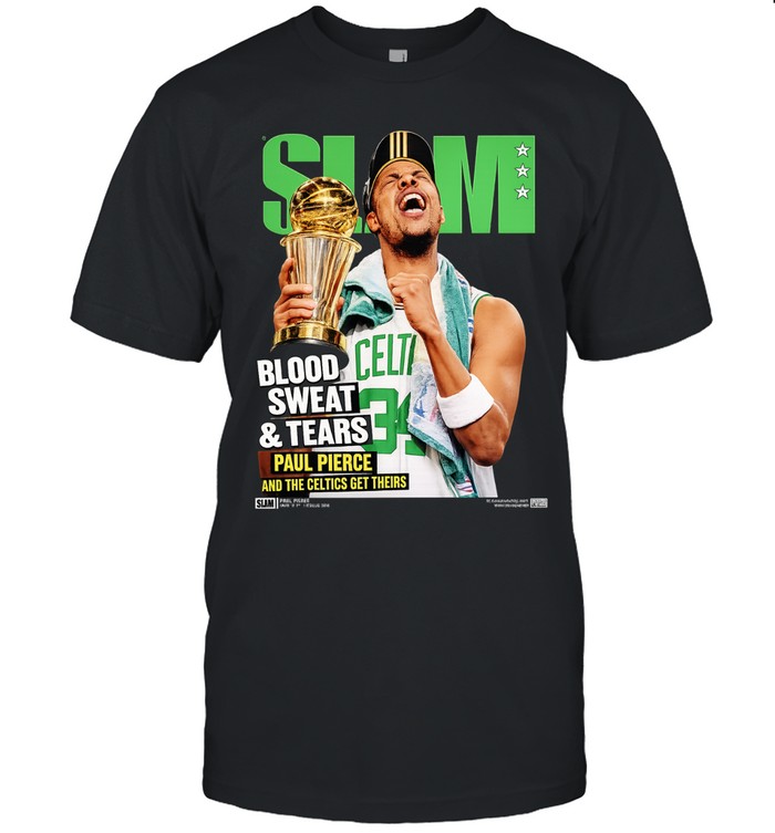 SLAM Hardwood Paul Pierce Blood sweat and tears Unisex T-Shirt