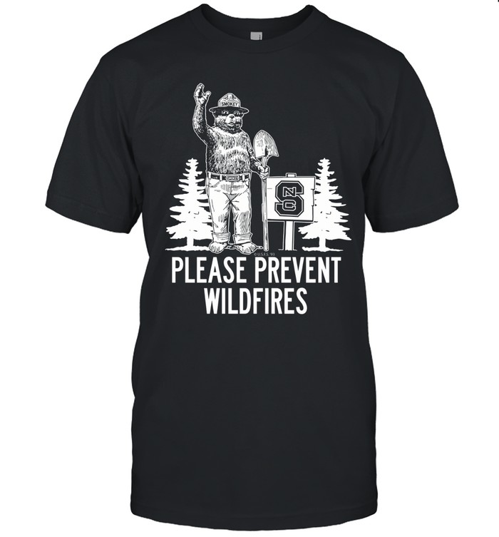 Smokey x NC State Please Prevent Wildfires Unisex T-Shirt