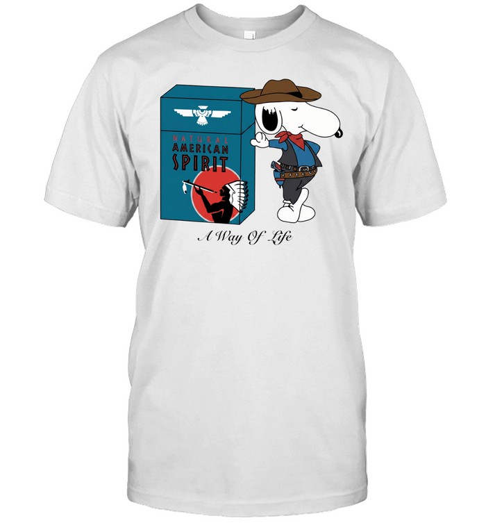 Snoopy natural American spirit cigarette a way of life Unisex T-Shirt