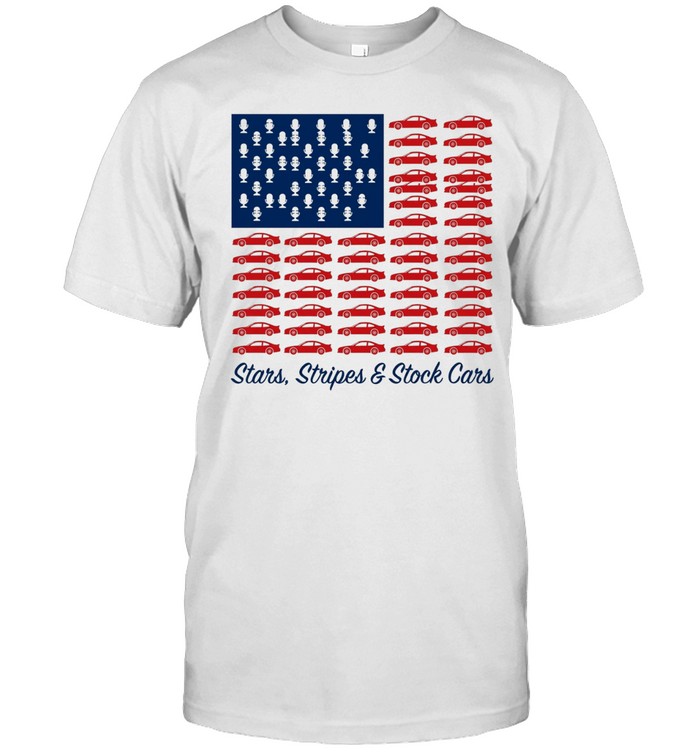Tars stripes stock cars American flag USA 250th anniversary Unisex T-Shirt