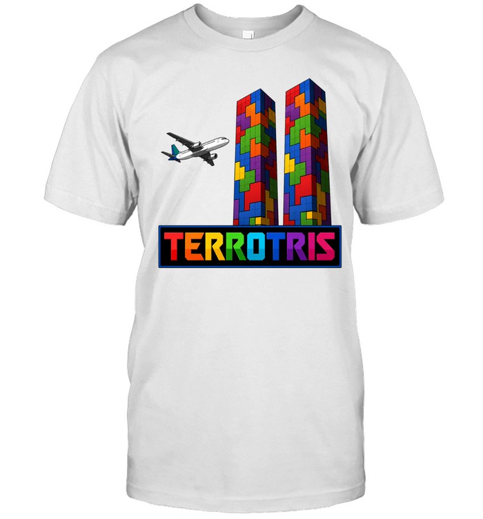 Terrotris Terror Tetris Block Unisex T-Shirt