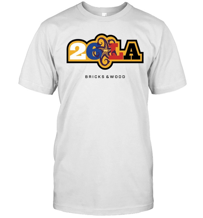 26 LA Bricks and Wood Los Angeles Lakers Unisex T-Shirt