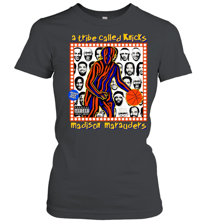 A Tribe Called Knicks Madison Marauders Hip Hop Rap Album Parody Women T-Shirt