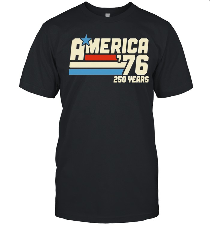 America 1976 250 years patriotic flag stripes and star Unisex T-Shirt