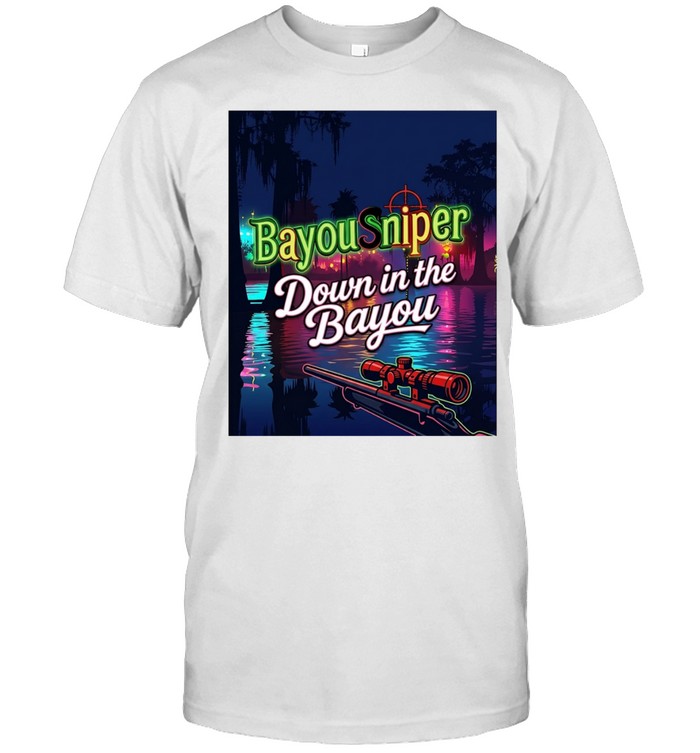 Bayou Sniper Down in the Bayou swamp hunting Unisex T-Shirt