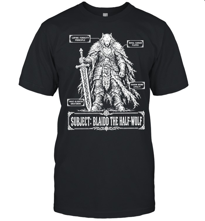 Blaidd The Half-Wolf Anatomy Chart Unisex T-Shirt