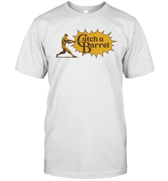 Catch a Barrel Baseball style Cracker Barrel Unisex T-Shirt
