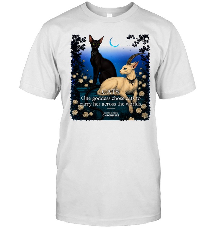 Cats One Goddess Chose Cats To Carry Her Across The World Unisex T-Shirt