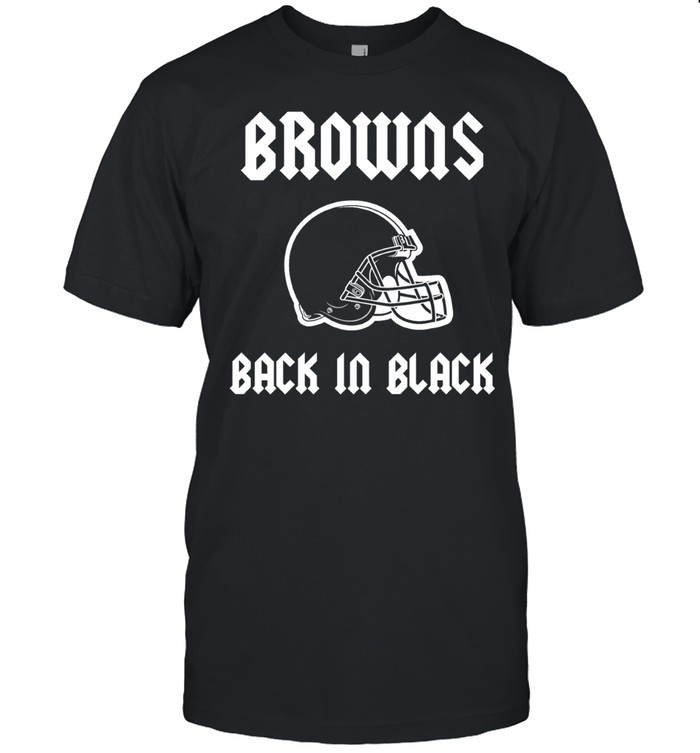Cleveland Browns back in black logo Unisex T-Shirt