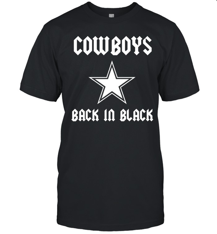 Dallas Cowboys back in black logo Unisex T-Shirt