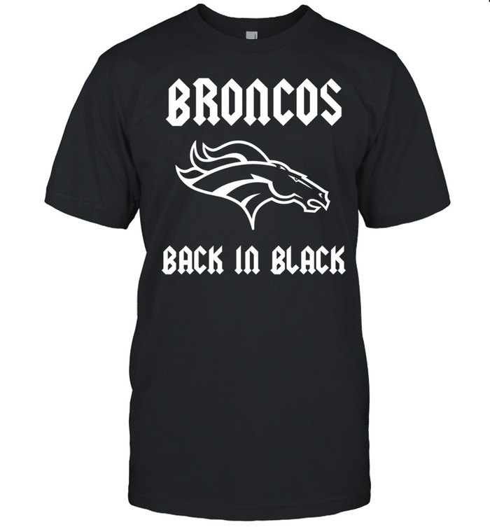 Denver Broncos back in black logo Unisex T-Shirt