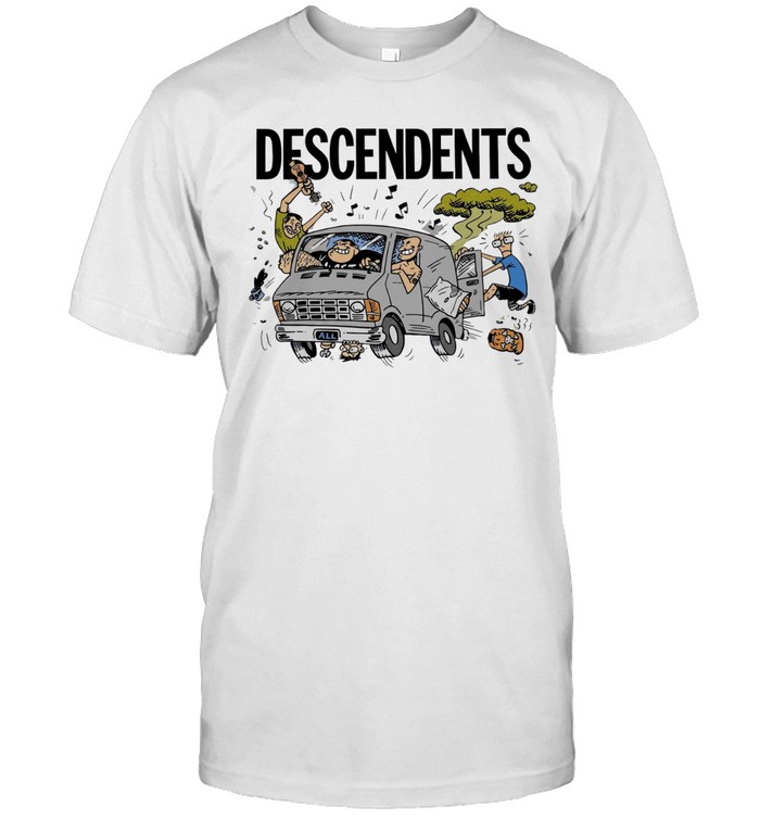 Descendents tie dye band van illustration Unisex T-Shirt