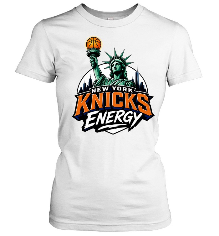 Energy Statue of Liberty Basketball Skyline Finals 2026 Women T-Shirt