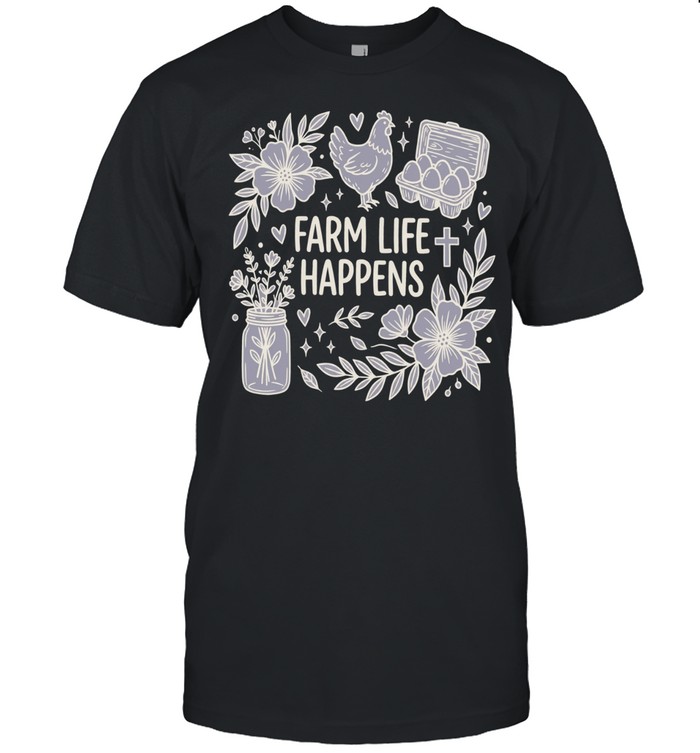Farm life happens vintage Unisex T-Shirt