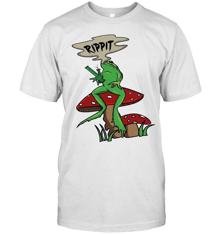 Frog holding gun rippit Unisex T-Shirt