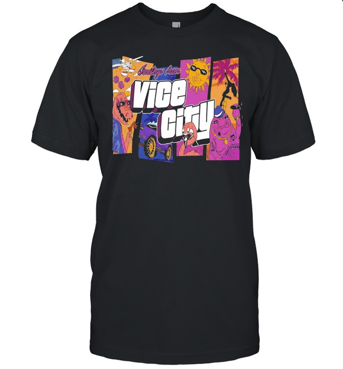 Greetings from Vice City postcard Unisex T-Shirt