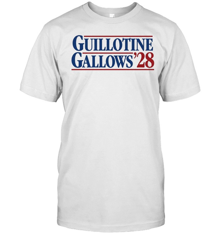 Guillotine Gallows ’28 2028 Election Political Satire Unisex T-Shirt